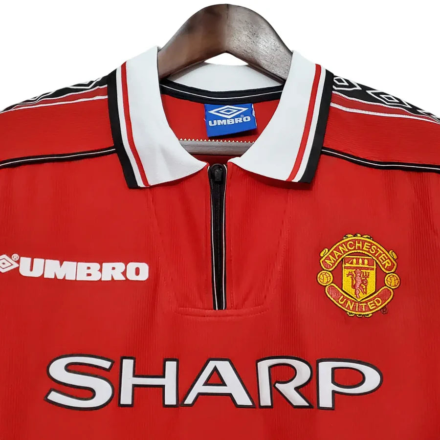 Camisa Retrô Manchester United Home 1998/99 Nike Masculino - Vermelho
